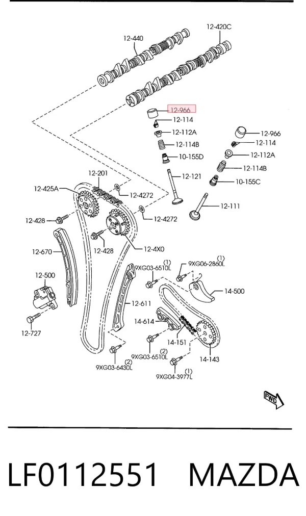  LF0112551 Mazda