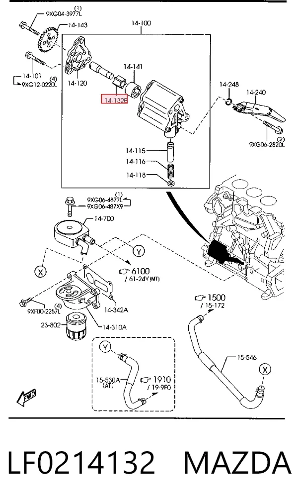  LF0214132 Mazda