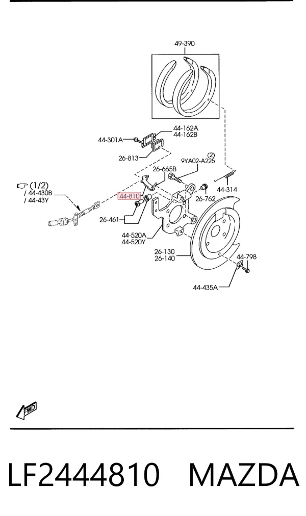  LF2444810 Mazda