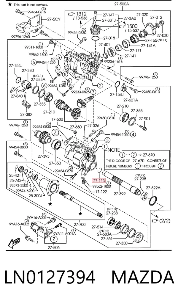  LN0127394 Mazda