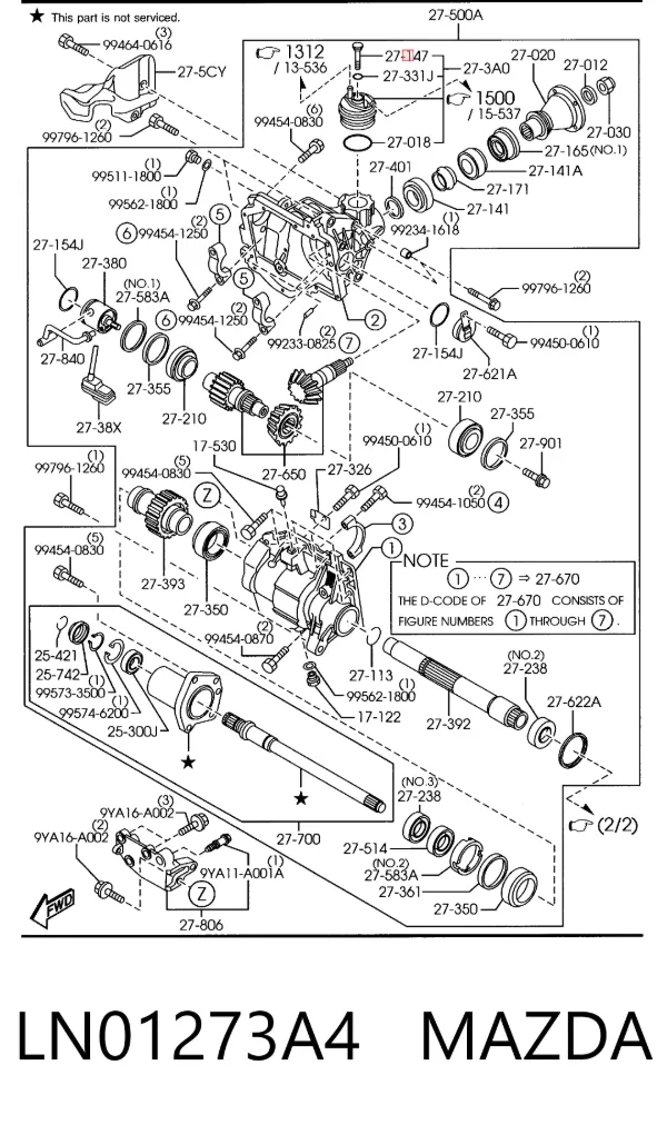  LN01273A4 Mazda