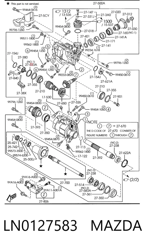  LN0127583 Mazda