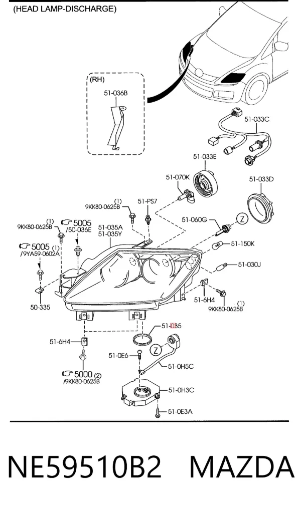  NE59510B2 Mazda