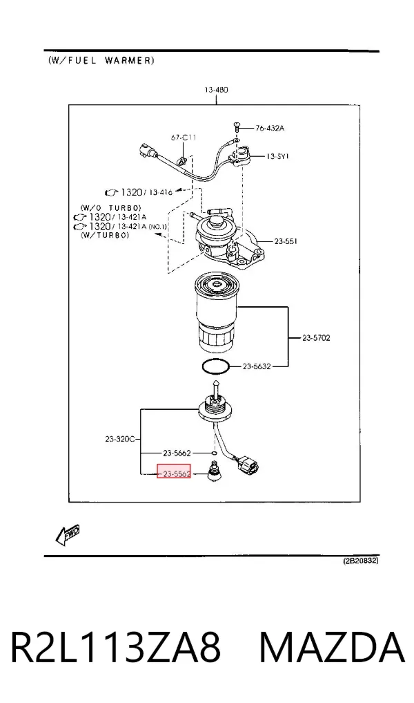  R2L113ZA8 Mazda