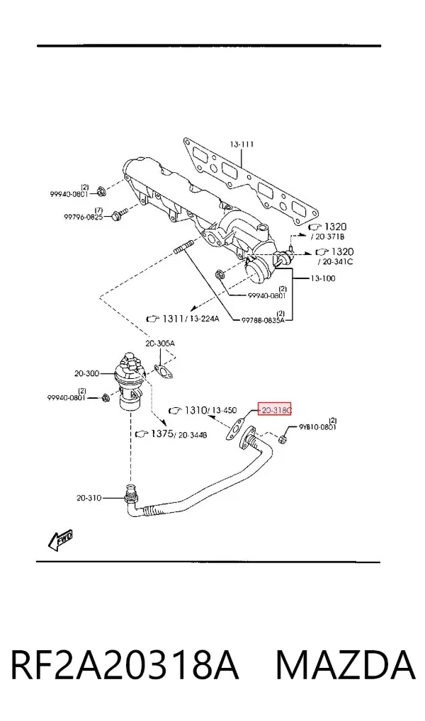  RF2A20318A Mazda