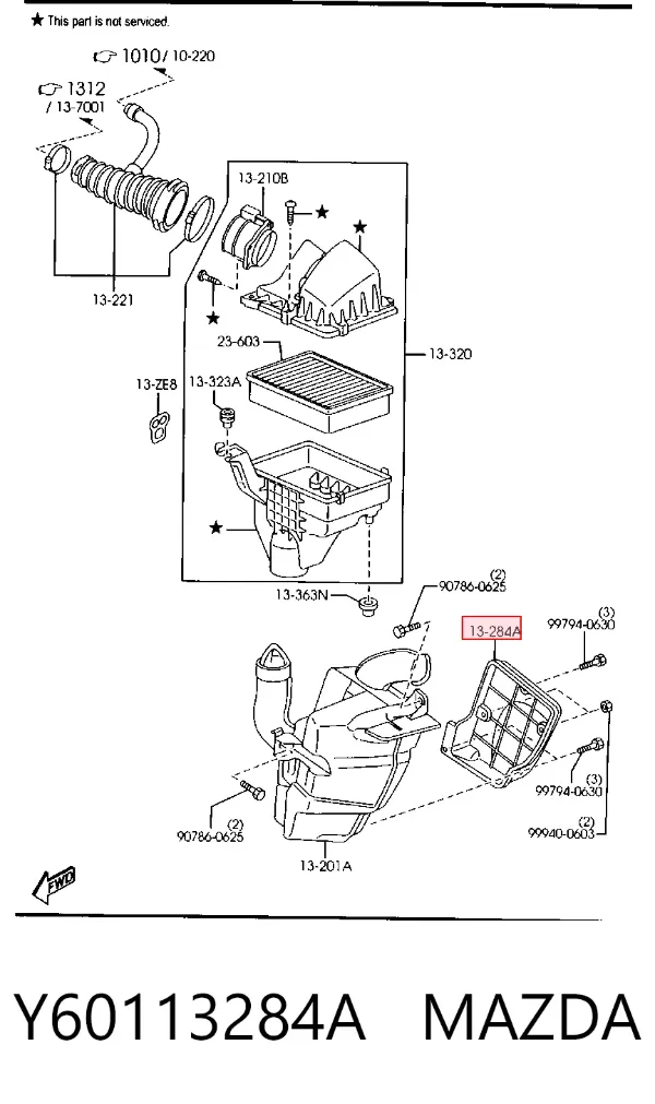  Y60113284A Mazda