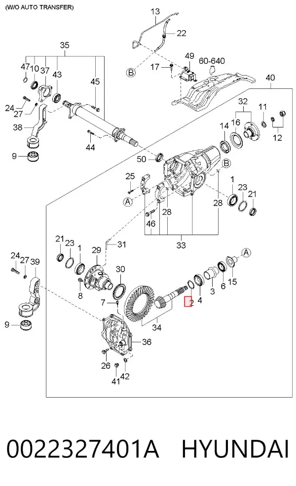  0022327401A Hyundai/Kia