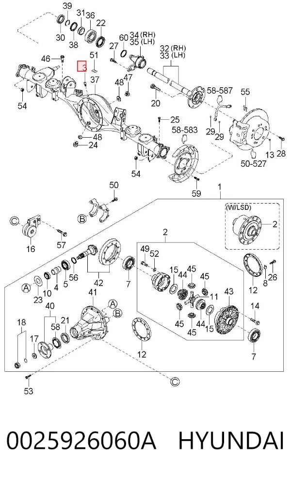  0025926060A Hyundai/Kia