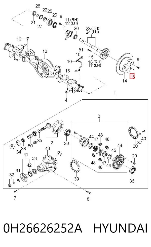  0H26626252A Hyundai/Kia