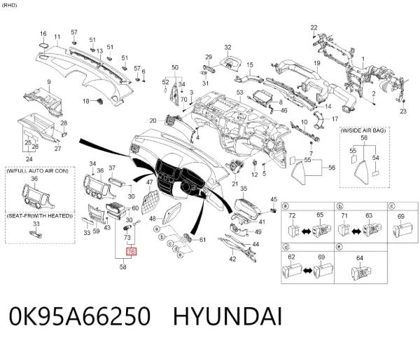 Acendedor de cigarros KIA Sorento I