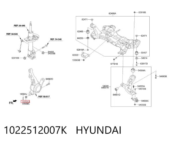  1022512007K Hyundai/Kia