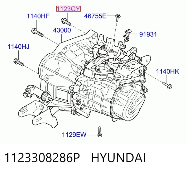  1123308286P Hyundai/Kia