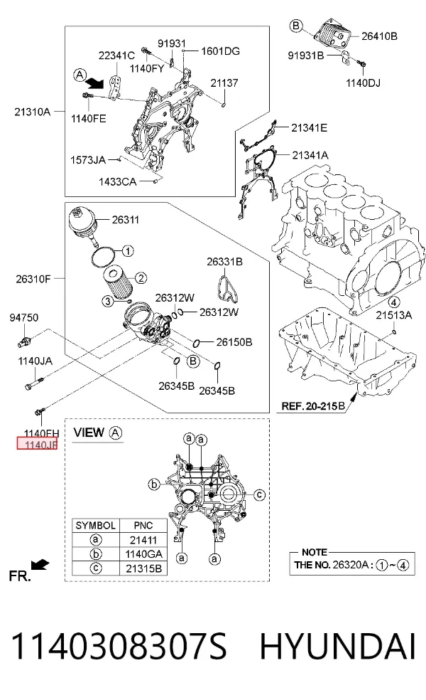  1140308307S Hyundai/Kia