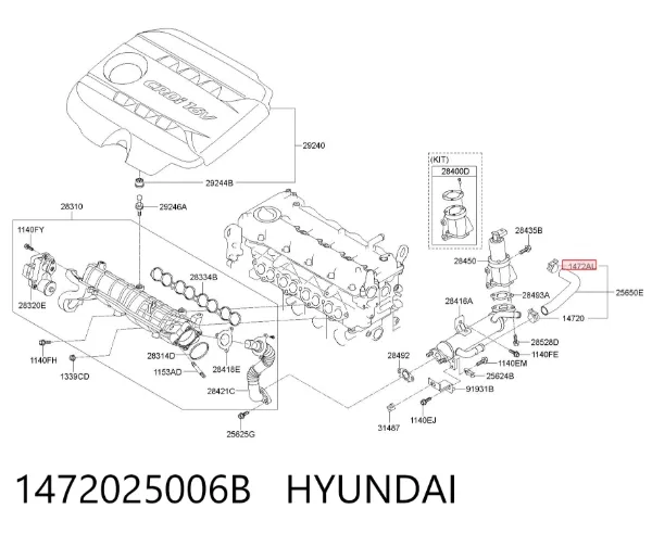  1472025006B Hyundai/Kia