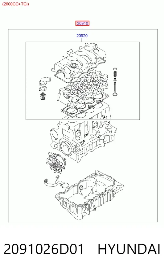 Kit de vedantes de motor completo PFS4602920 Landstar