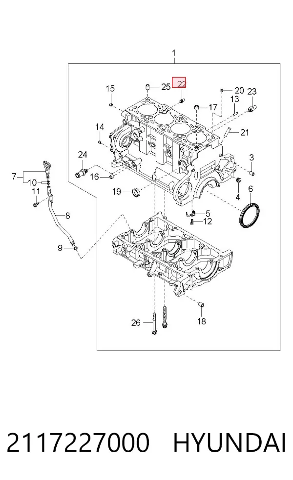 2117227000 Hyundai/Kia