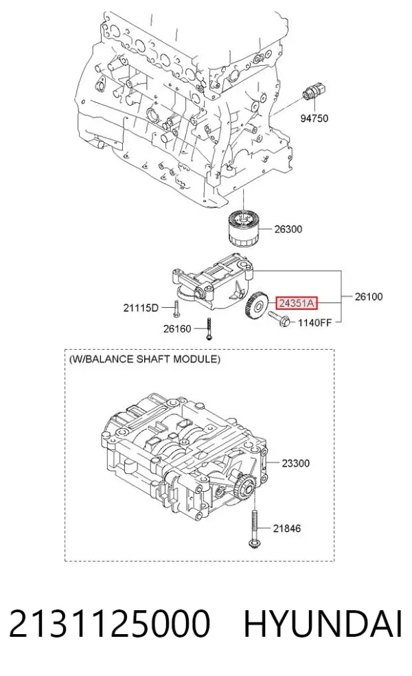  2131125000 Hyundai/Kia