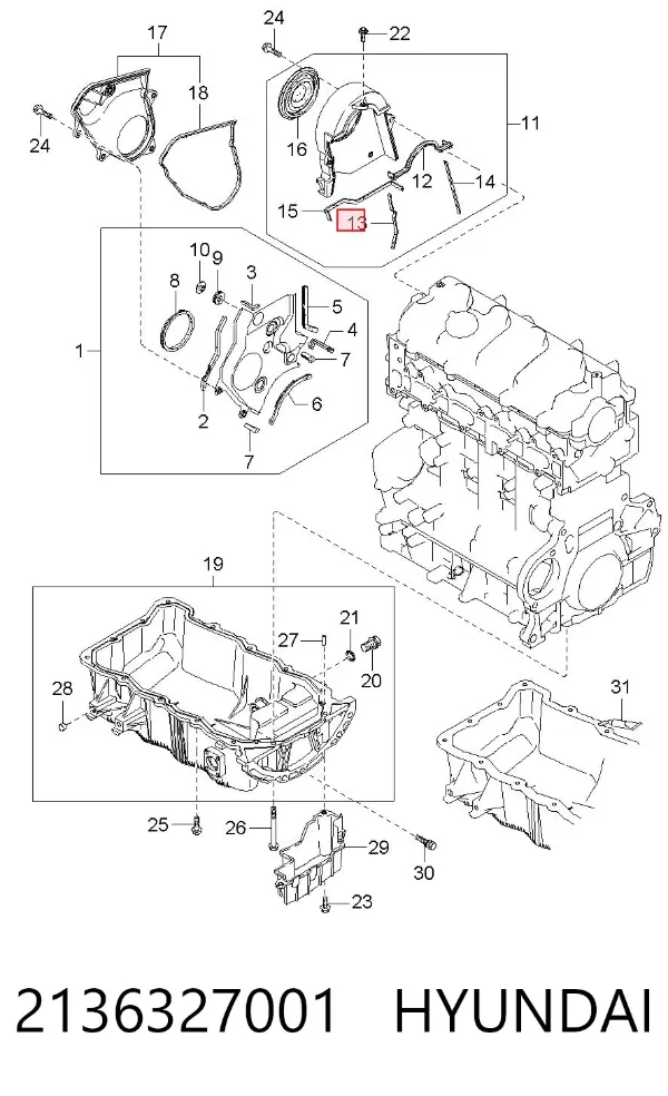  2136327001 Hyundai/Kia
