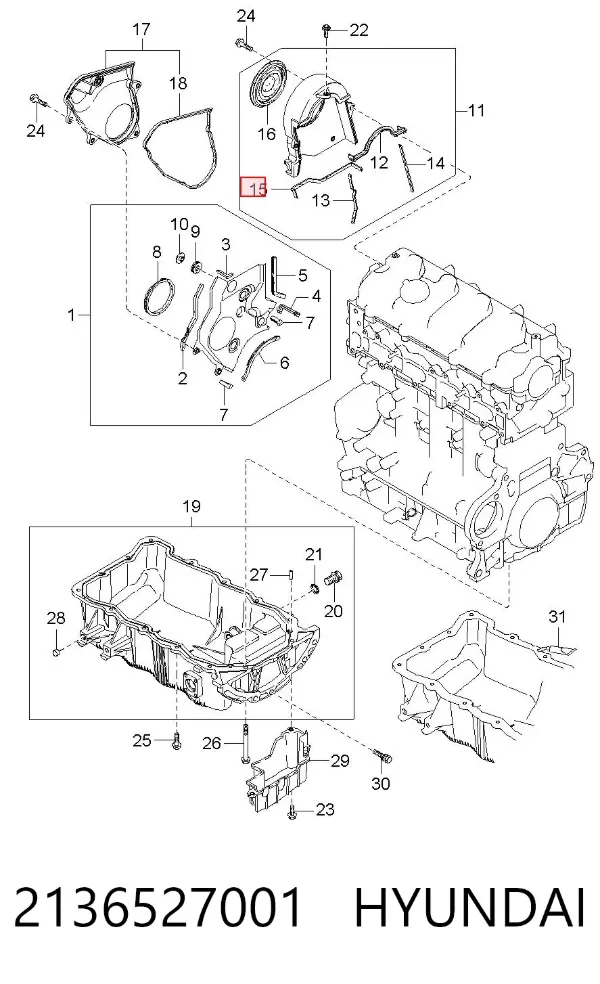  2136527001 Hyundai/Kia