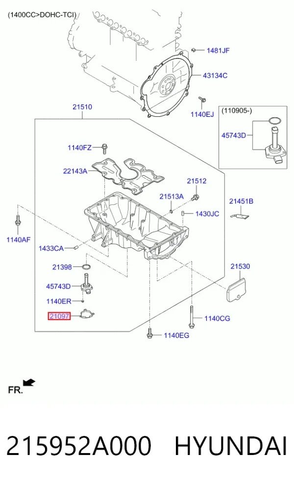  215952A000 Hyundai/Kia