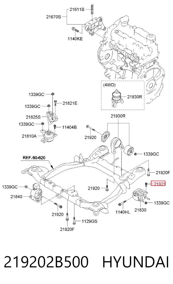  219202B500 Hyundai/Kia