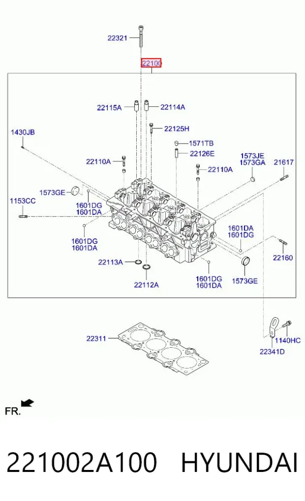 Cabeça de motor (CBC) KIA Cerato I