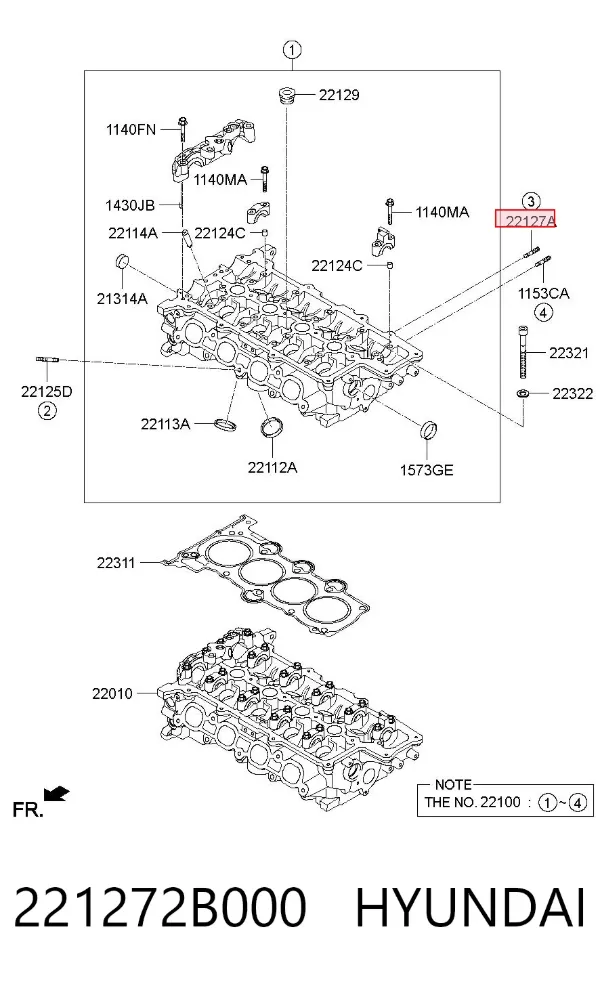  221272B000 Hyundai/Kia