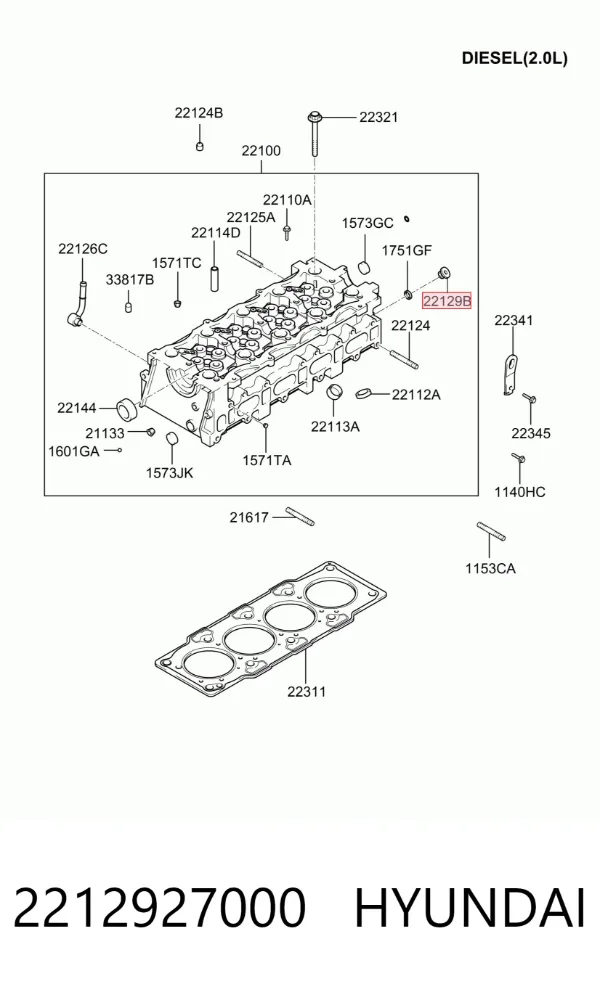  2212927000 Hyundai/Kia