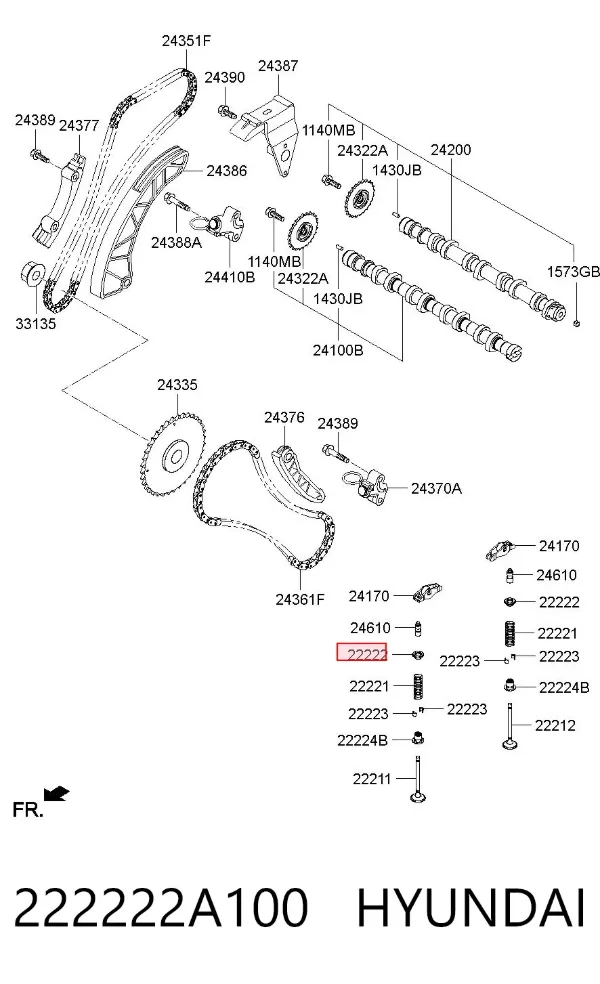  222222A100 Hyundai/Kia