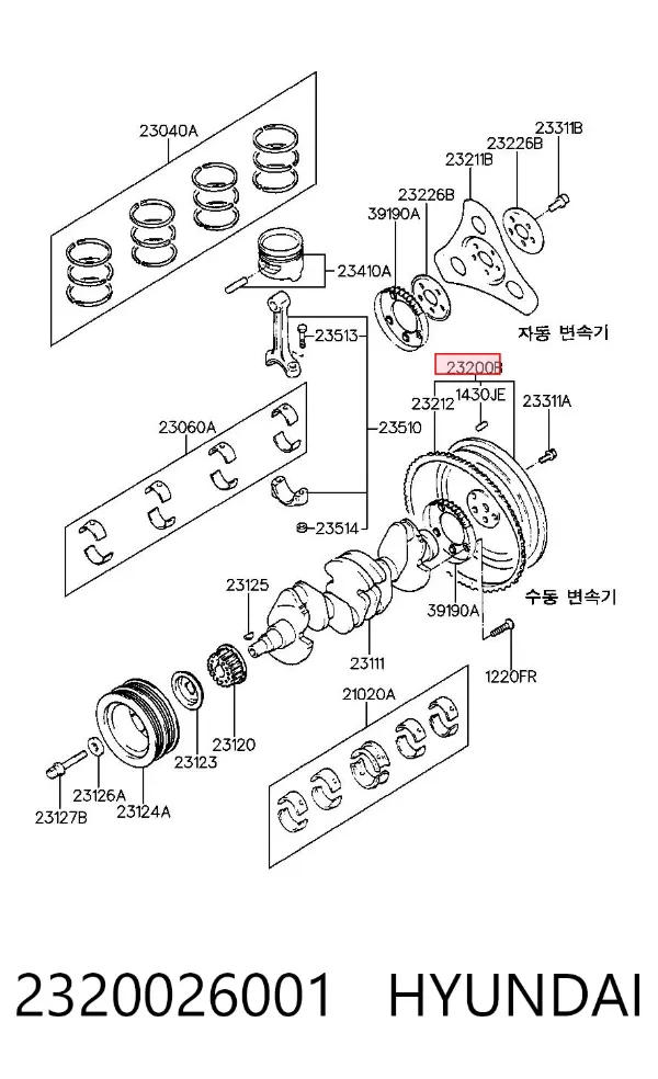 Volante de motor Hyundai Accent II