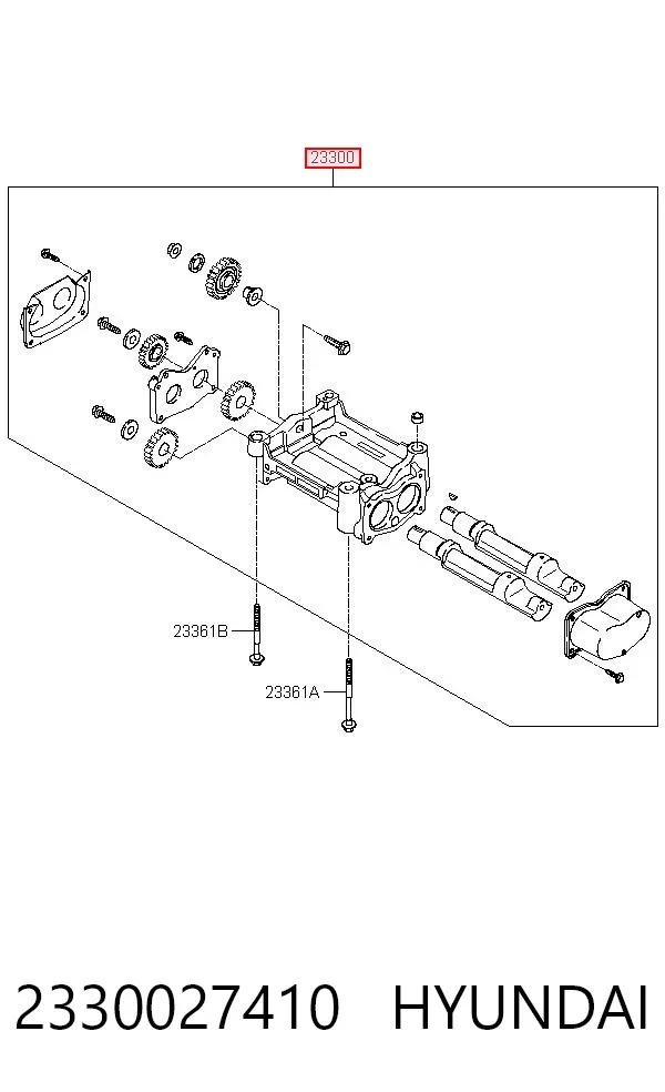 Árvore de equilibração 2330027410 Hyundai/Kia