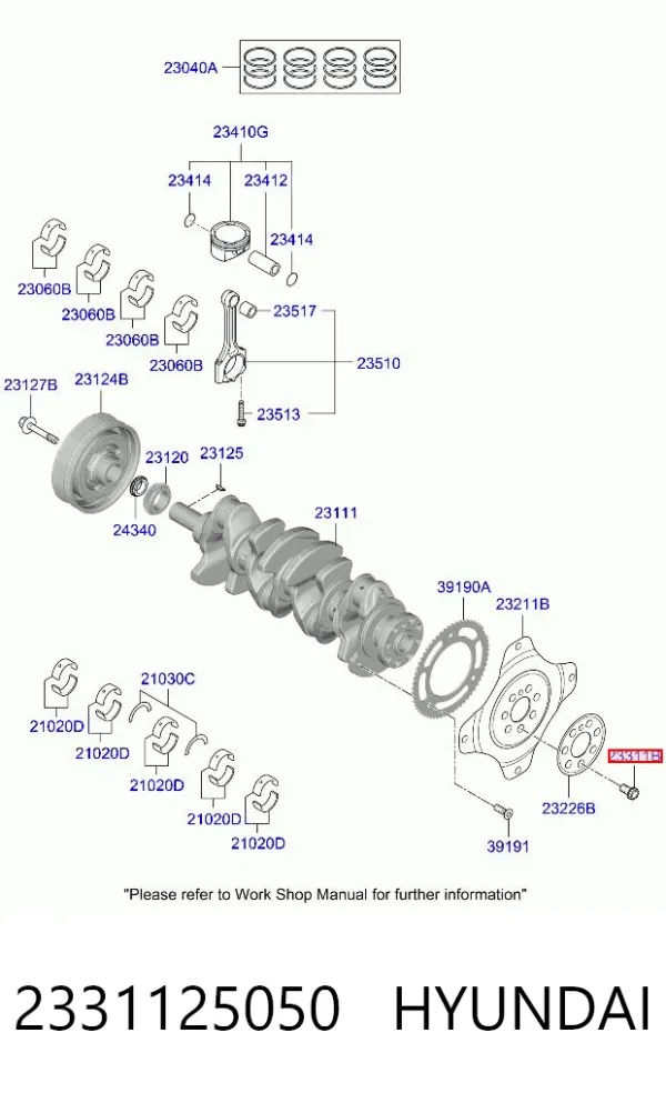  2331125050 Hyundai/Kia