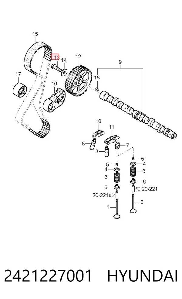  2421227001 Hyundai/Kia