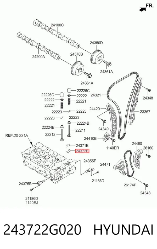  243722G020 Hyundai/Kia