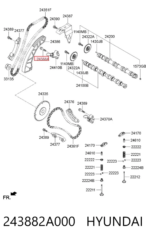  243882A000 Hyundai/Kia