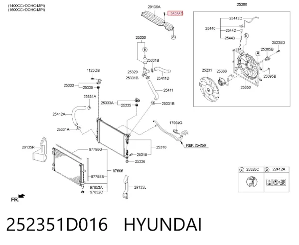  252351D016 Hyundai/Kia