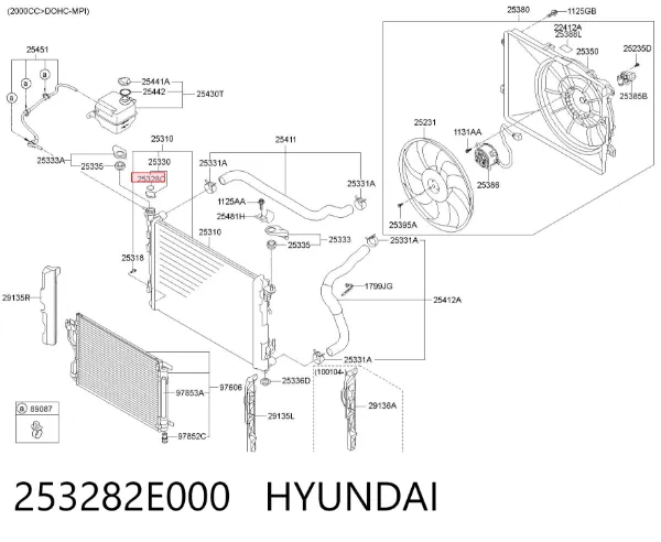 253282E000 Hyundai/Kia