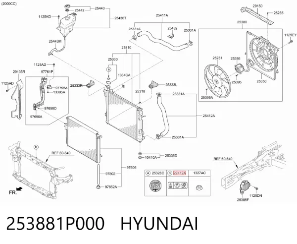  253881P000 Hyundai/Kia