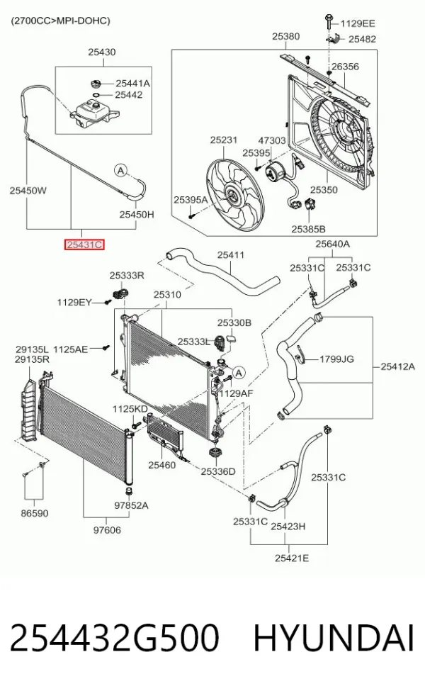  254432G500 Hyundai/Kia
