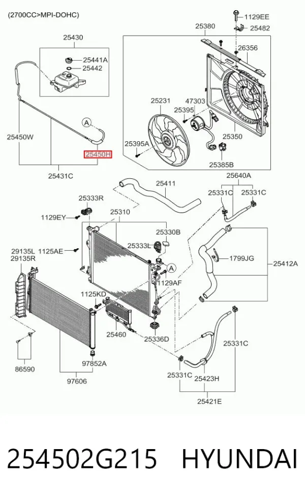  254502G215 Hyundai/Kia
