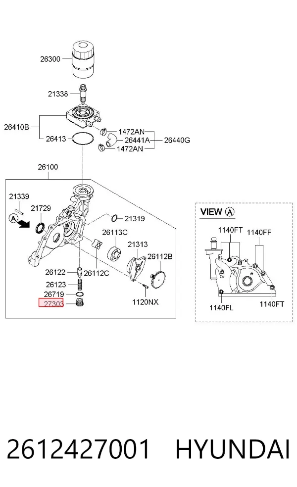  2612427001 Hyundai/Kia