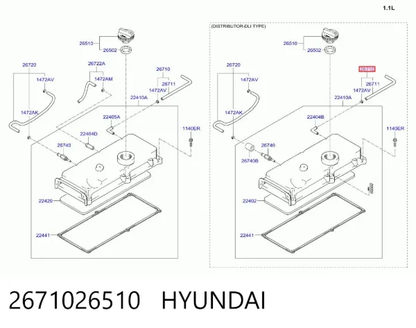  2671026510 Hyundai/Kia