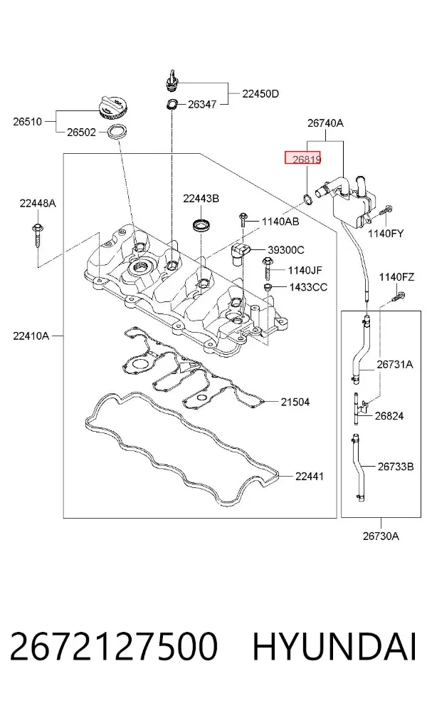  2672127500 Hyundai/Kia