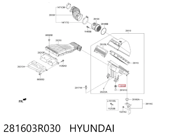  281603R030 Hyundai/Kia
