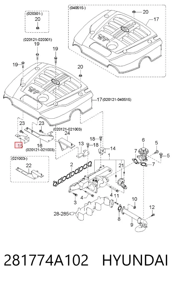  281774A102 Hyundai/Kia