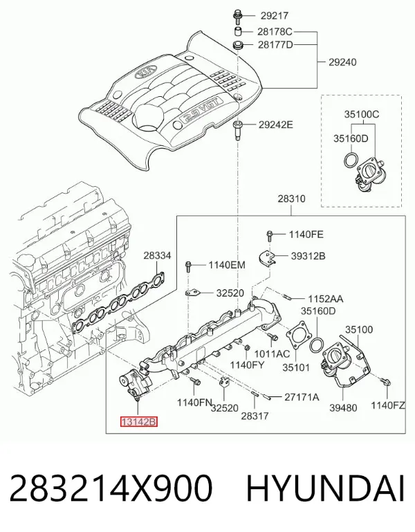  283214X900 Hyundai/Kia