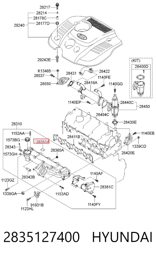  2835127400 Hyundai/Kia