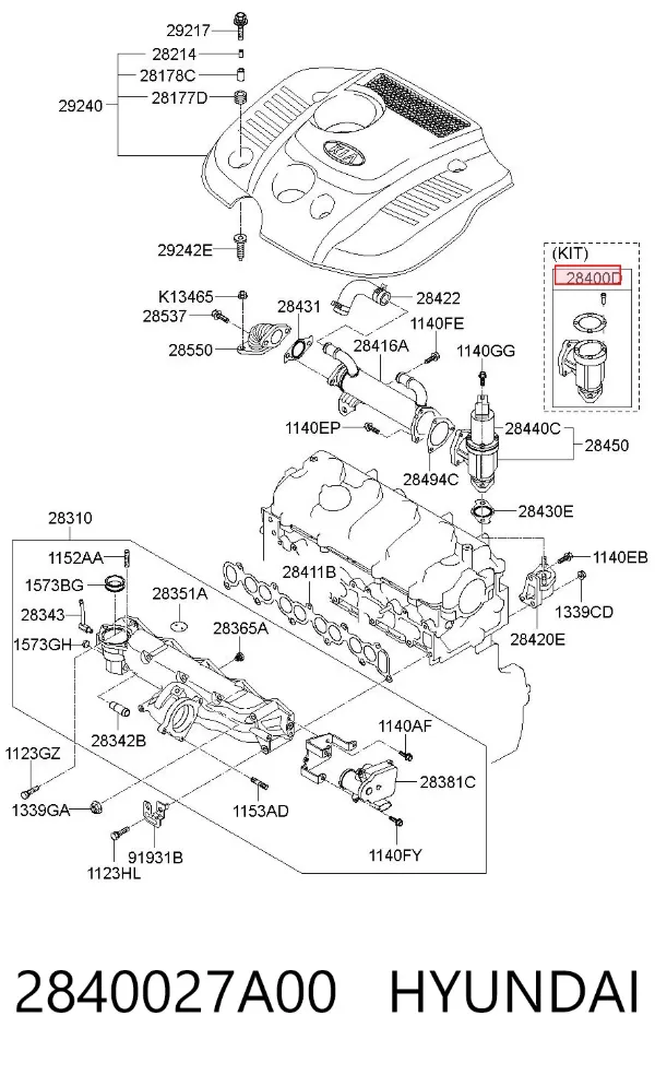  2840027A00 Hyundai/Kia