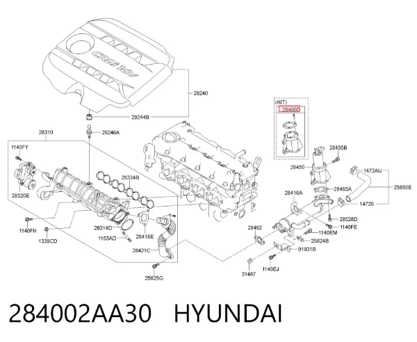  284002AA30 Hyundai/Kia