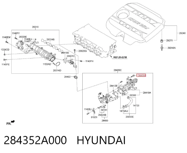  284352A000 Hyundai/Kia